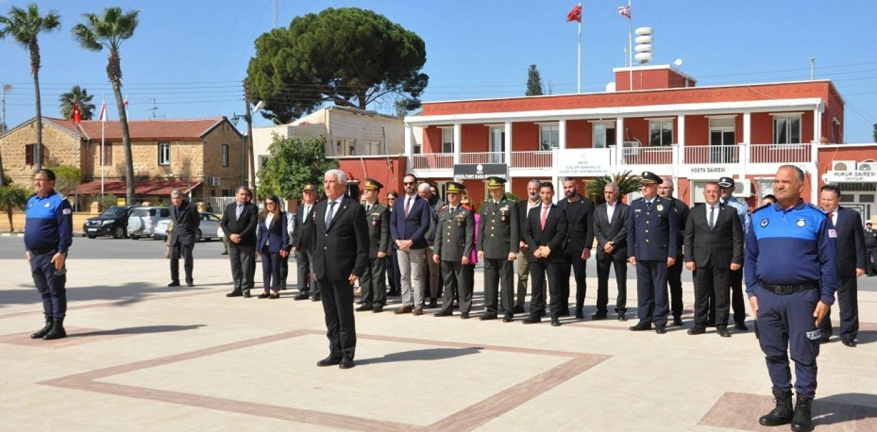 18 Mart Şehitler Günü nedeniyle Güzelyurt’ta tören düzenlendi