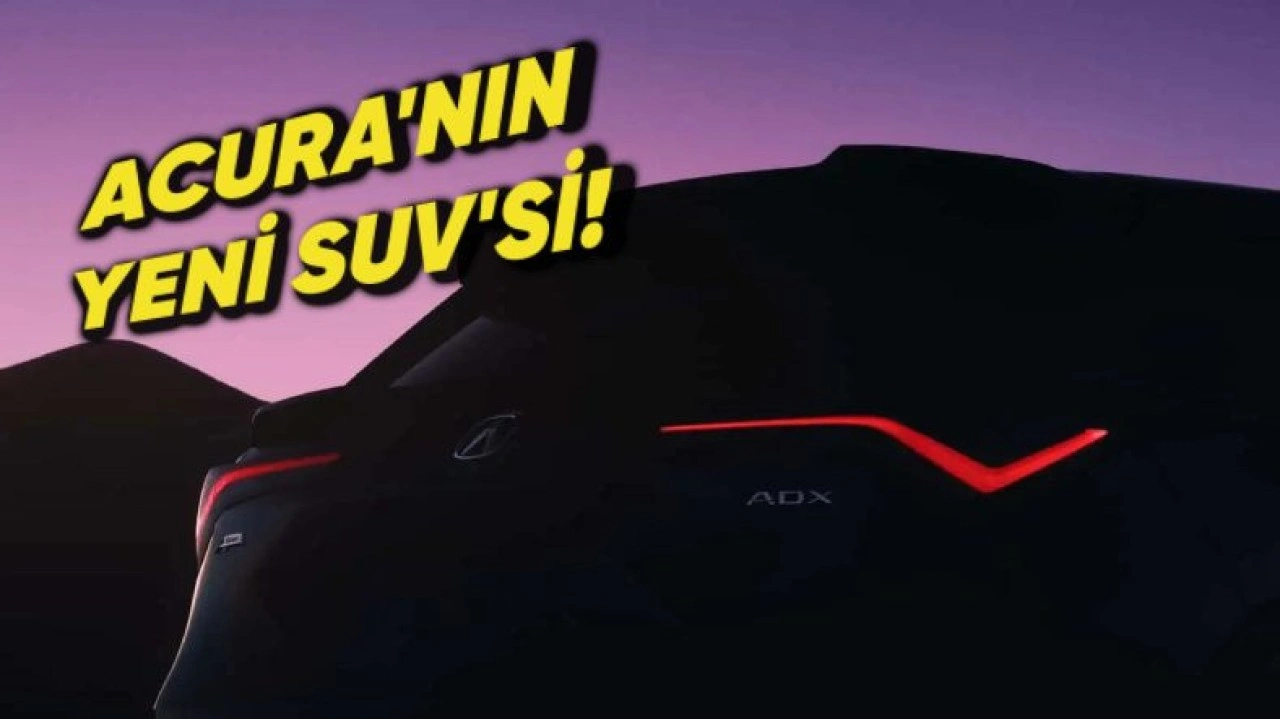 Acura'nın Yeni SUV'si ADX'ten İlk Teaser Görselleri Paylaşıldı