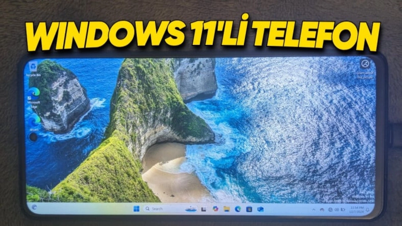 Android Telefona Windows 11 Yüklendi!