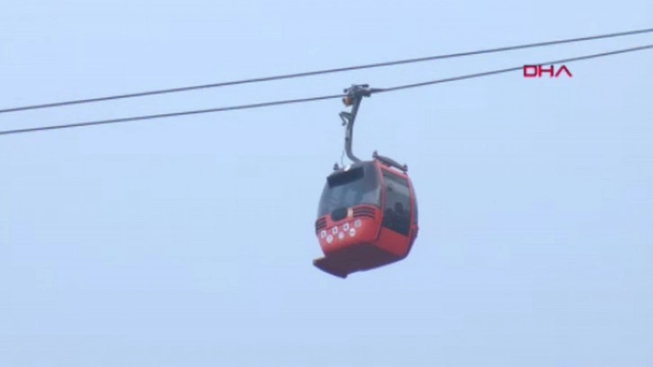 Antalya'da teleferik faciası! Kabin düştü