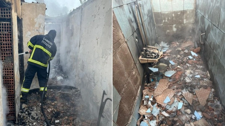 Çankırı'da yangın faciası: Anne ve kızı hayatını kaybetti