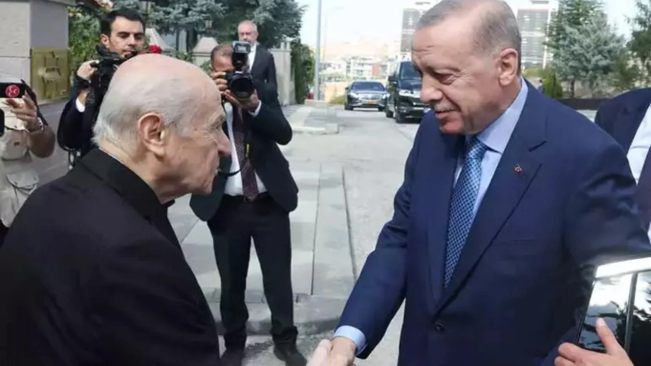 Cumhurbaşkanı Erdoğan, Bahçeli ile görüştü