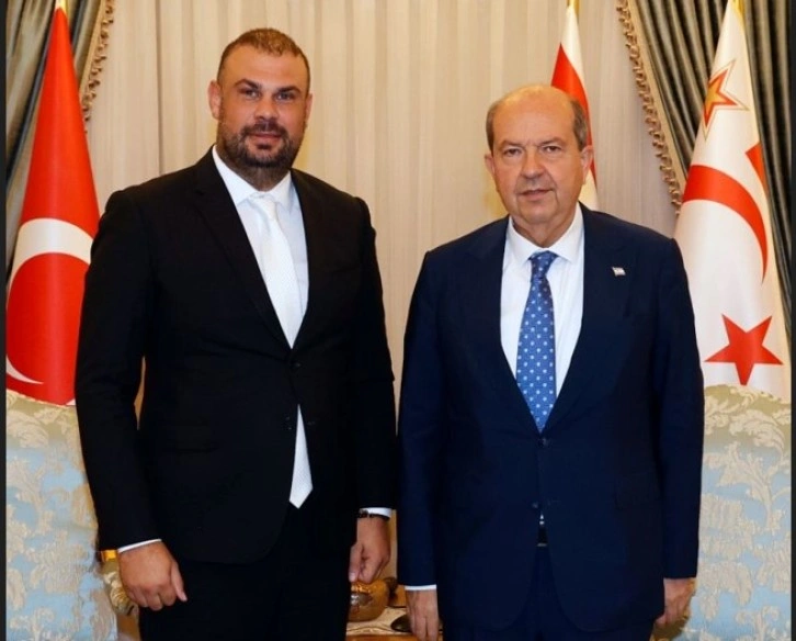 Cumhurbaşkanı Tatar, Avrupa Şampiyonu Enver Haskasap'ı tebrik etti