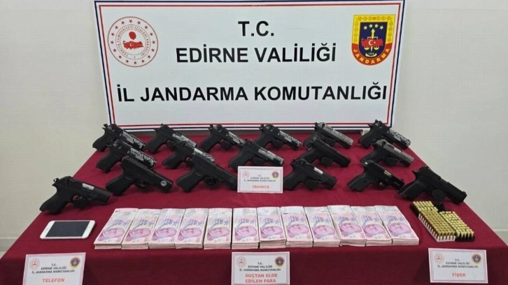 Edirne’de silah kaçakçılığı operasyonu: 1 gözaltı