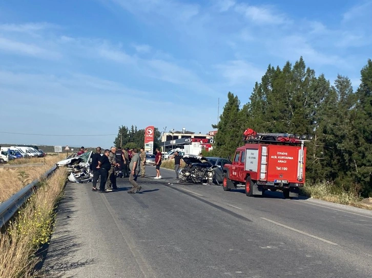 Ercan- İskele anayolunda trafik kazası: 2 ağır yaralı&#8230;