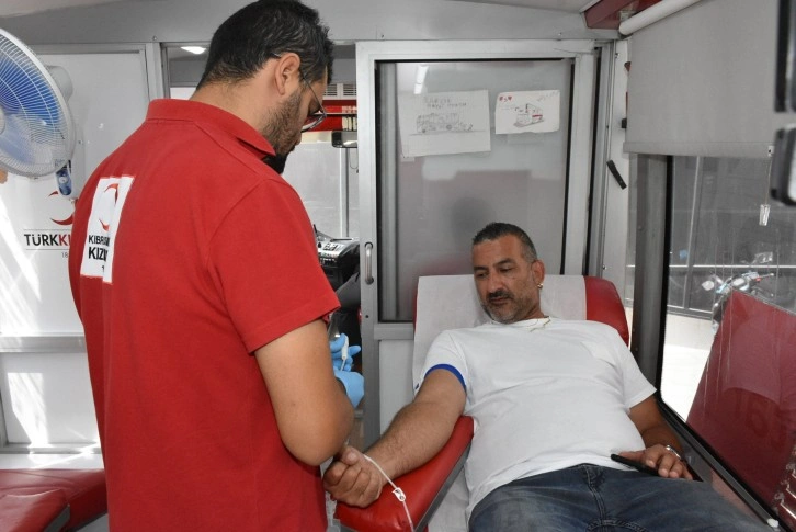 Girne'de kan bağışı kampanyası&#8230;
