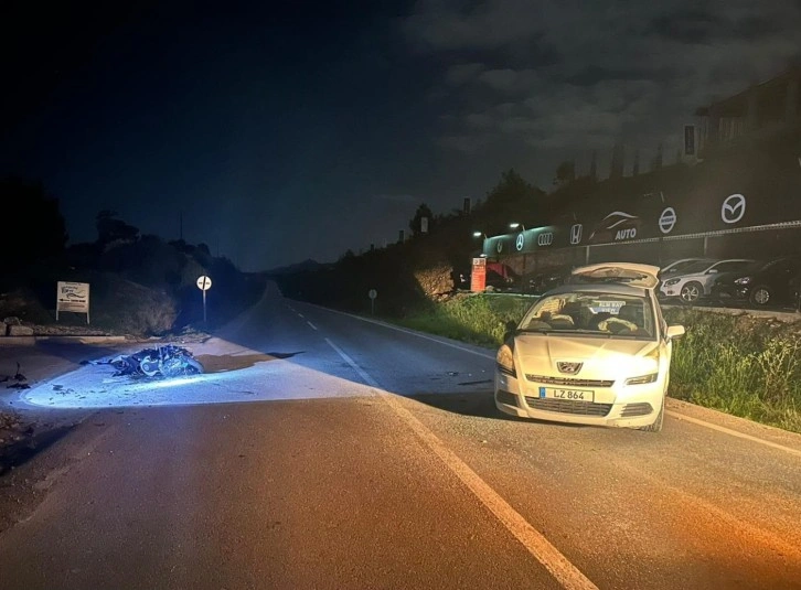 Girne-Tatlısu anayolunda feci kaza:1 kiṣi hayatını kaybetti