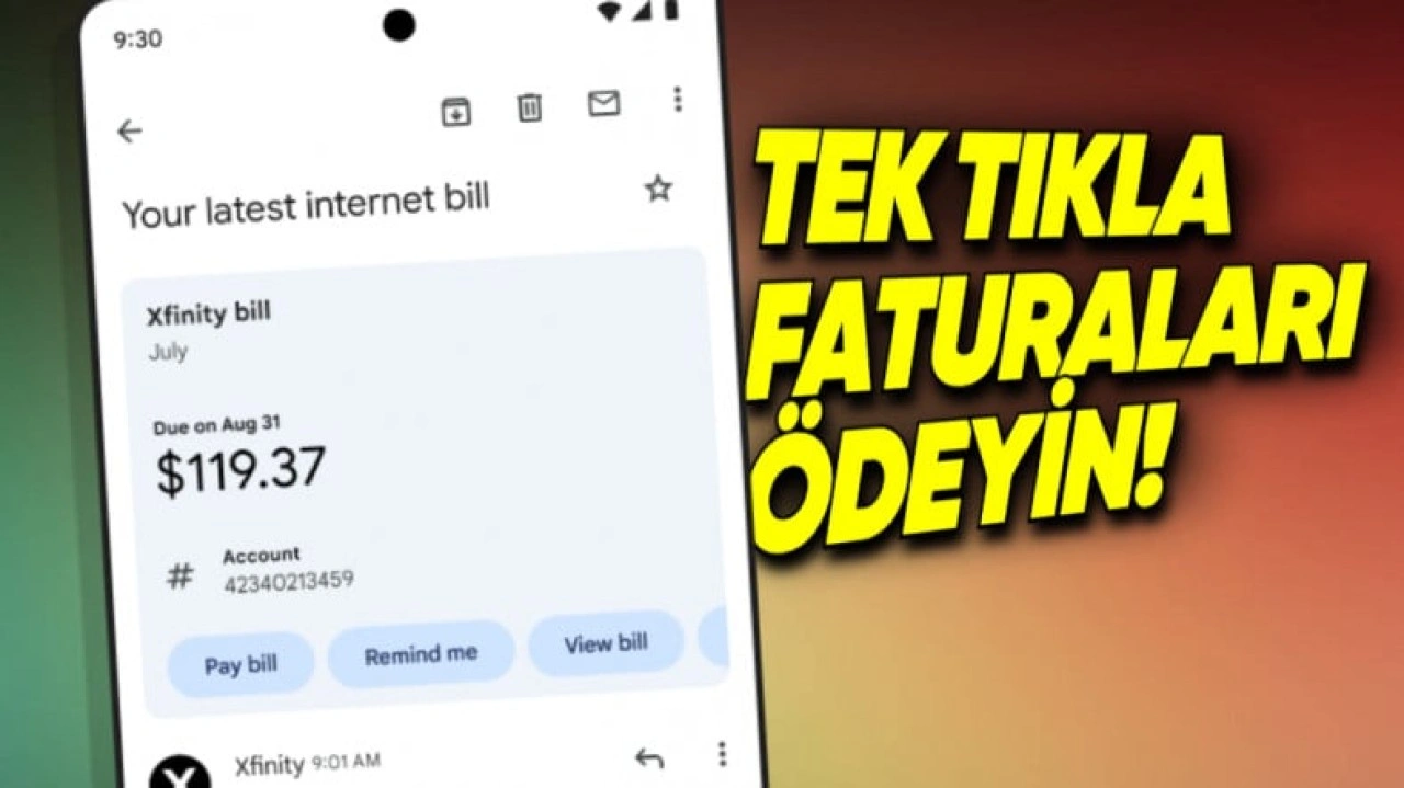 Gmail'e Fatura Ödeme Özelliği Geldi