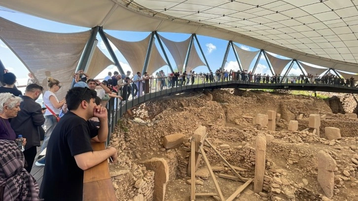 Göbeklitepe'de bayram yoğunluğu yaşandı