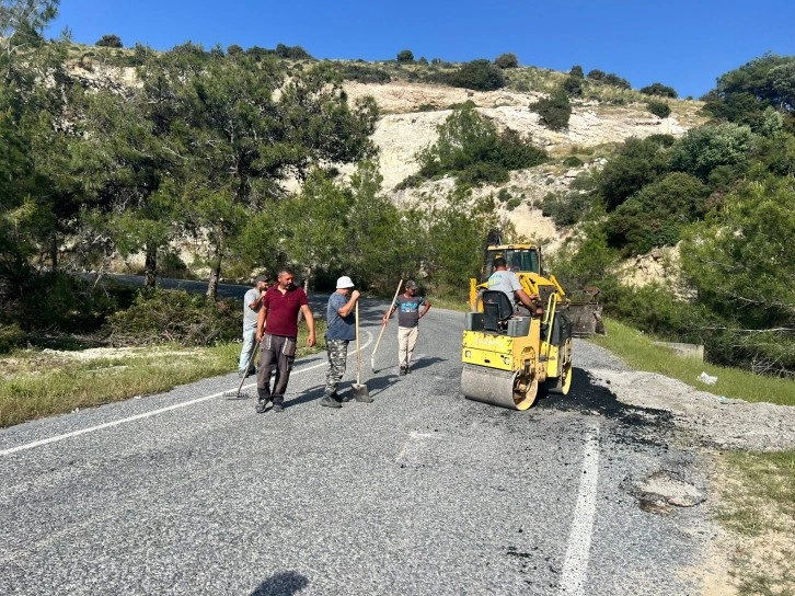 Güvercinlik ve Sadrazamköy yollarındaki bakım-onarım çalışmaları tamamlandı