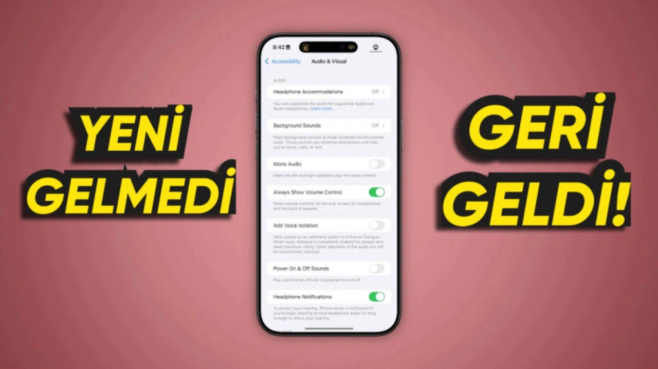 iOS 18.2 İle Birlikte Eski Bir Özellik Geri Geliyor