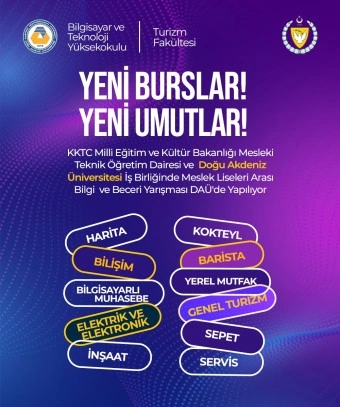 “Meslek Liseleri Arası Bilgi ve Beceri Yarışmaları” yarın DAÜ’de yapılıyor