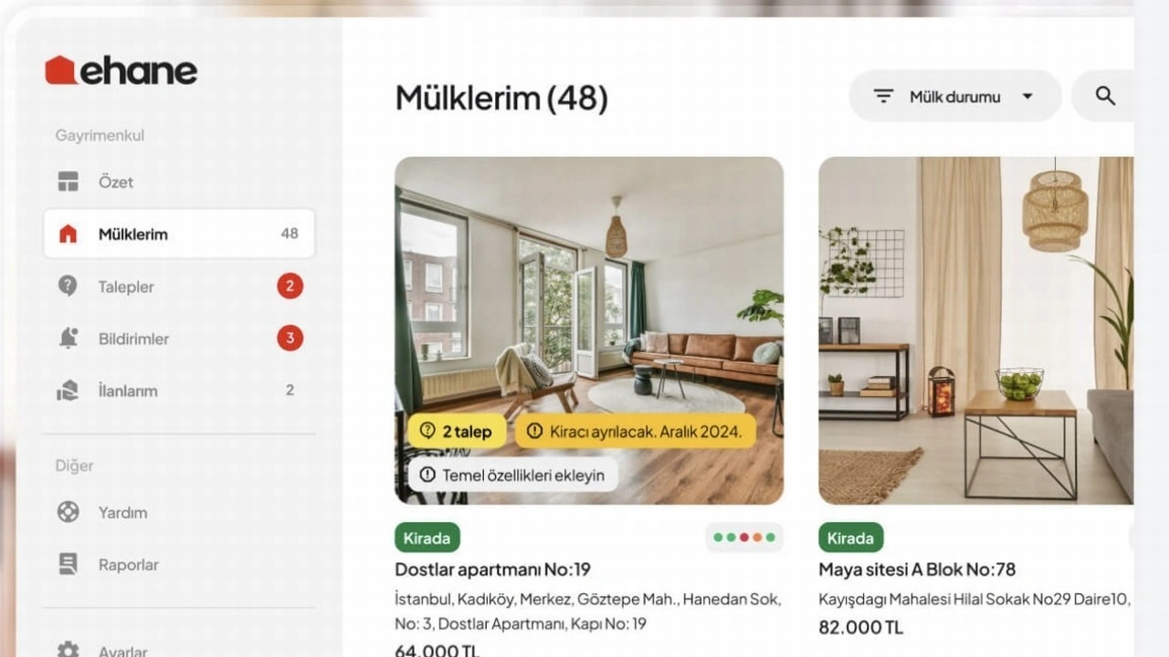 Mülk yönetim platformu açıldı