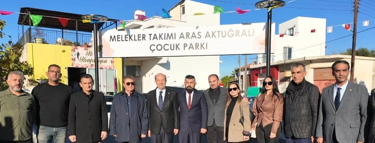 &#8220;Melekler Takımı Aras Aktuğralı Çocuk Parkı&#8221; açıldı