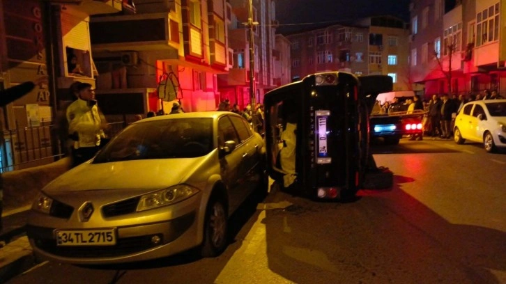 Sokakta cip kontrolden çıktı. Bir anda ortalık savaş yerine döndü: 6 araca çarptı, 1 kişi yaralandı