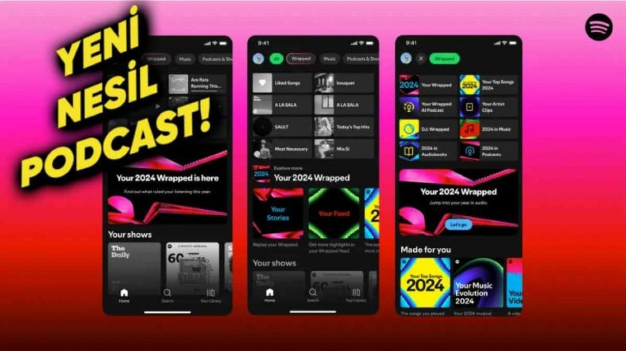 Spotify ve Google’dan 2024’e Özel Yapay Zekâ Destekli Podcast Deneyimi Başladı