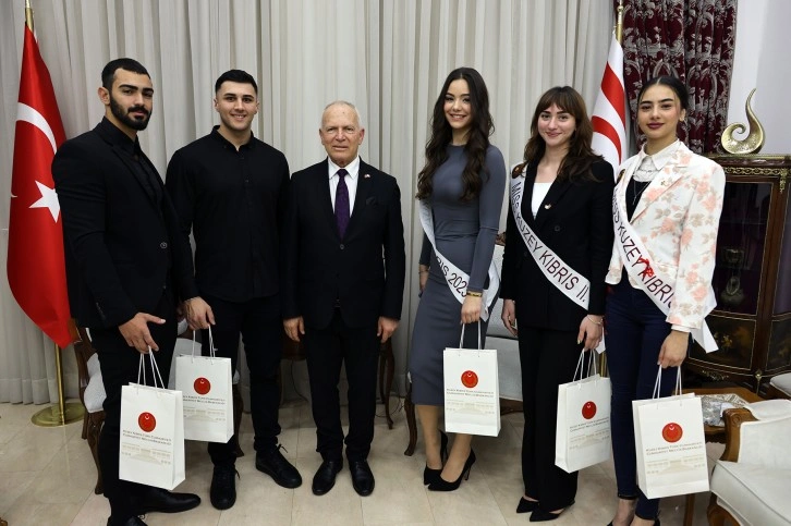 Töre, 2023 Miss Kuzey Kıbrıs ve Bay Kuzey Kıbrıs finalistlerini kabul etti