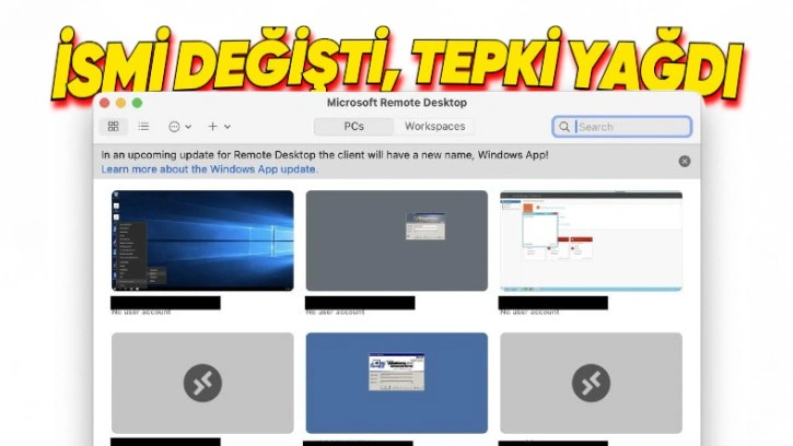 Uzak Masaüstü Özelliğini İsmi Değişti, Microsoft'a Tepki Yağdı