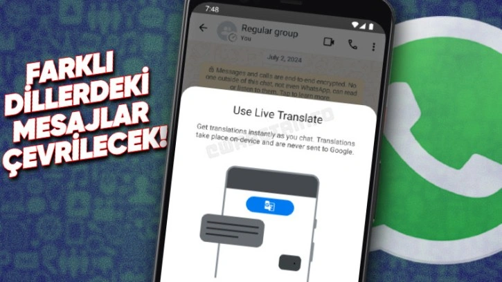 WhatsApp'a Çeviri Özelliği Geliyor