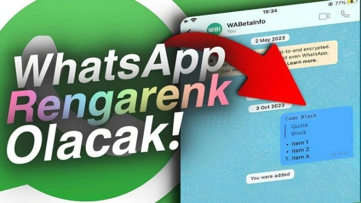 WhatsApp Sohbet Balonlarının Rengini Değiştirebileceksiniz