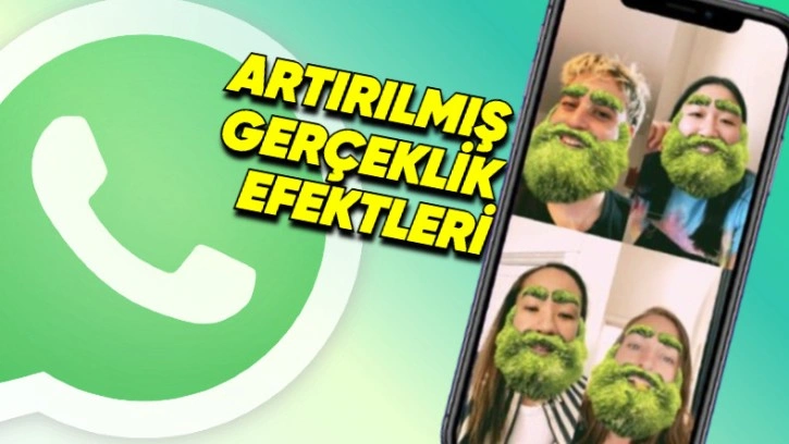 WhatsApp'taki Görüntülü Görüşmelere AR Filtre ve Efektleri Geliyor