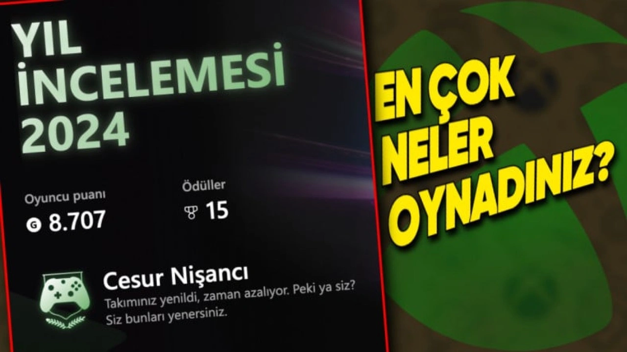 Xbox, 2024 Yılı Kişisel Özetleri Kullanıcılarına Sundu