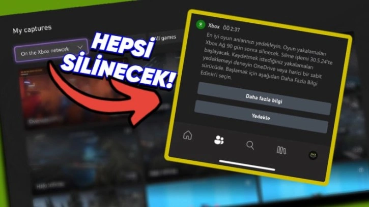 Xbox Ağına Yüklenen Eski Ekran Görüntüleri Yakında Silinecek