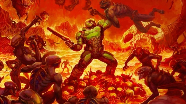 Yapay Zekânın "Hayal Ettiği" Harita ile Doom Oynandı