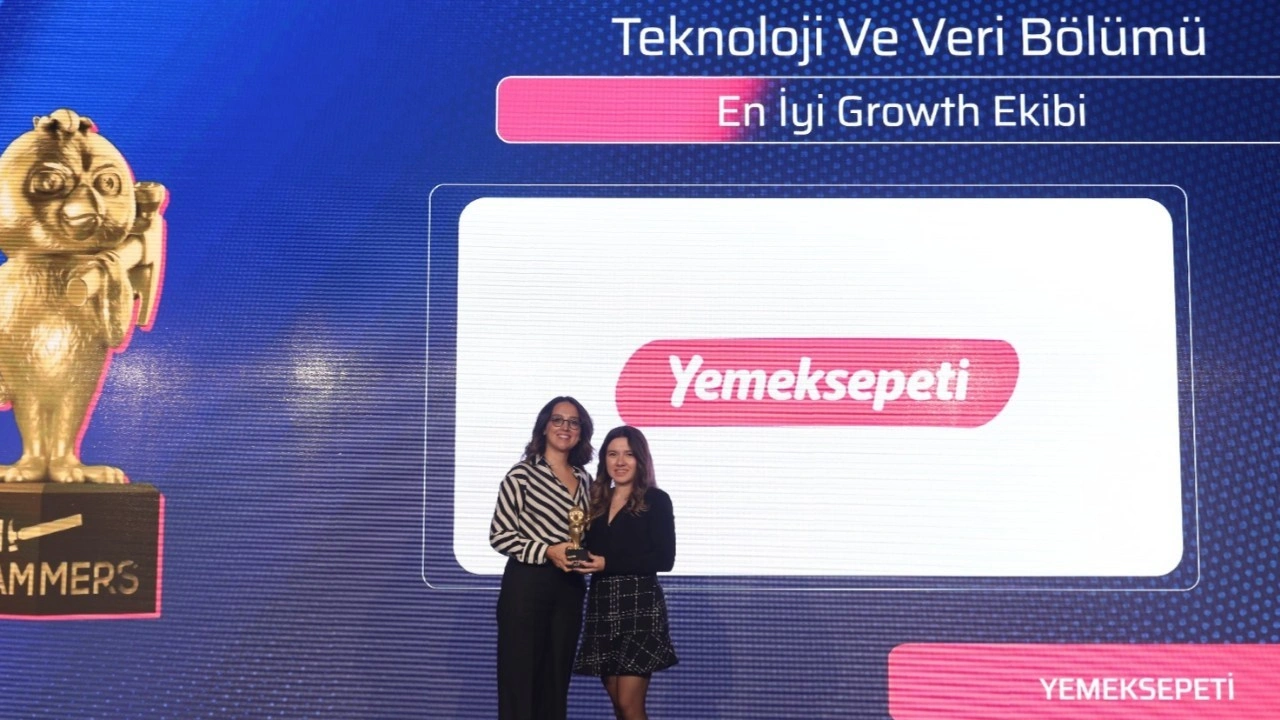 Yemeksepeti, The Hammers Awards'ta ‘En İyi Growth Ekibi’ ödülünü kazandı