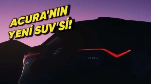 Acura'nın Yeni SUV'si ADX'ten İlk Teaser Görselleri Paylaşıldı