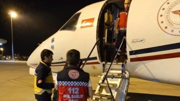 Ambulans uçak, 13 yaşındaki çocuk hasta için havalandı