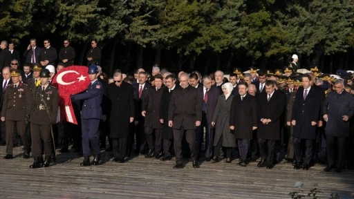 Anıtkabir'de 10 Kasım töreni