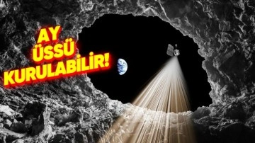 Ay'da Astronotların Yaşayabileceği Mağara Bulundu