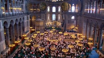 Ayasofya Camii'nde İsmail Haniye için gıyabi cenaze namazı