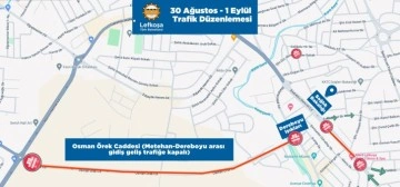 Bedrettin Demirel Caddesi ve Osman Örek Caddesi’nde trafik düzenlemesi yapılacak