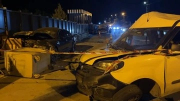 Çatalca'da otomobil ile hafif ticari araç çarpıştı: 1 ölü 3 yaralı
