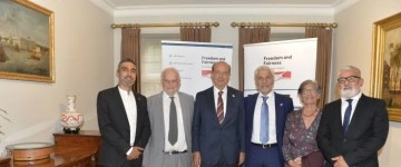  Cumhurbaşkanı Tatar, Londra’da, “Kuzey Kıbrıs İçin Özgürlük ve Adalet” resepsiyonuna katıldı
