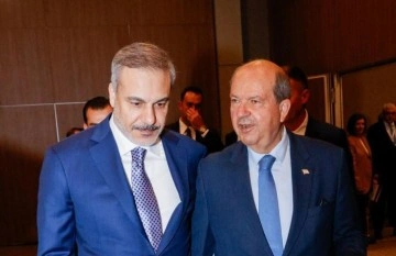 Cumhurbaşkanı Tatar, TC Dışişleri Bakanı Hakan Fidan ile görüştü