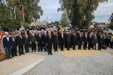 Cumhuriyet Meclisi Başkanı Töre, Malya Şehitlerini anma  günü dolayısıyla düzenlenen törene katıldı