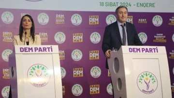 DEM Parti yerel seçim bildirgesini açıkladı: Kayyumlara izin vermeyeceğiz