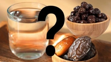 Hurma, zeytin, su: Hangisiyle oruç açmak daha sağlıklı olur?