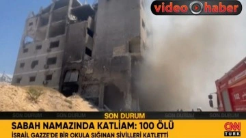 İsrail, Gazze'de okulu bombaladı: En az 100 can kaybı