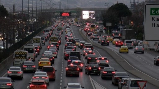 İstanbul'da trafik yoğunluğu