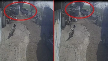 Kaza anının görüntüsü ortaya çıktı! Mardin'de yolcu otobüsü evin bahçesine böyle girmiş