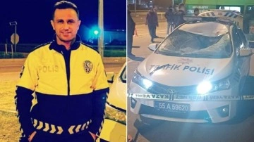 Kazaya karışan otomobil kaçarken polis memuruna çarptı: 1 şehit, 1 yaralı