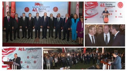 KKTC’nin kuruluş yıldönümü nedeniyle Cumhuriyet Meclisi’nde resepsiyon verildi