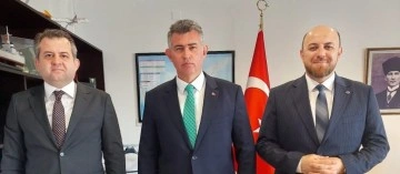 KKTC’de bulunan YÖK Denetleme Kurulu Heyeti, Büyükelçi Feyzioğlu’nu ziyaret etti