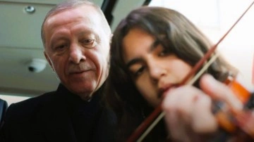 Küçük çocuk çaldı, Cumhurbaşkanı Erdoğan Çanakkale türküsünü söyledi