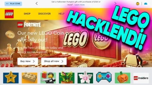 LEGO'nun İnternet Sitesi Hacklendi