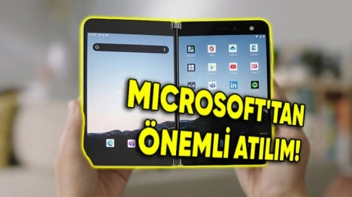 Microsoft'tan Yeni Katlanabilir Telefon Geliyor